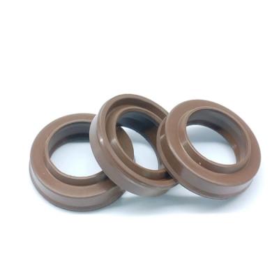 China Brown FKM VITON Material Pneumatic Cylinder Rod Wiper Seal SAKAGAMI PDU-016 for sale