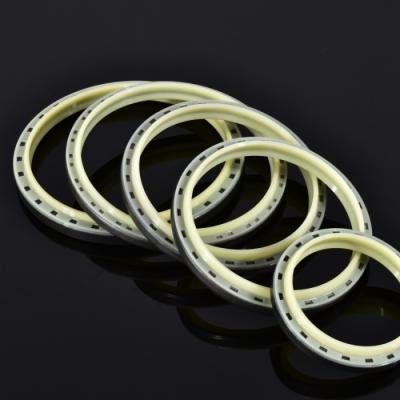 China PU+Steel Hydrolysis Cylinder Wiper Seal Dustproof oil Ring 93 Shore A Double Acting for sale