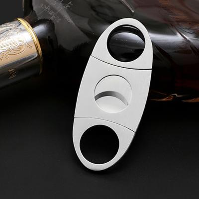 China 2022 Premium Minimalist Stainless Steel Cigar Cutter for sale