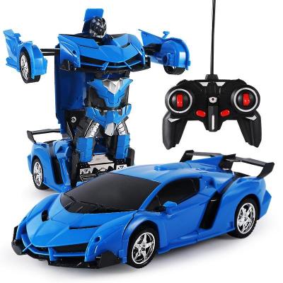 China RC Model Good Quality Funny Controlled Deformation Remote Control Transformation Toy Robot Car for sale