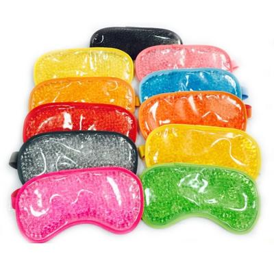 China CE MSDS BSCI REACH ISO9001 2022 Recycled Cooling Ice Eye Mask Patch Hot Cold Gel Beads Ice Pack For Eyes for sale