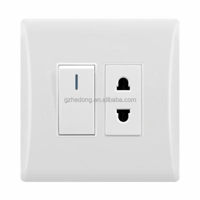 China Smart Home Automation System UK standard Bangladesh small button electrical switches sockets wall sockets plug sockets for sale