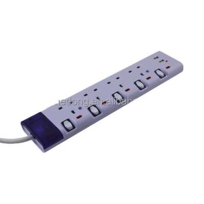 China Hospital New Design Multiple Outlet Fast Charger 13A  Extension Socket Power Extension for sale