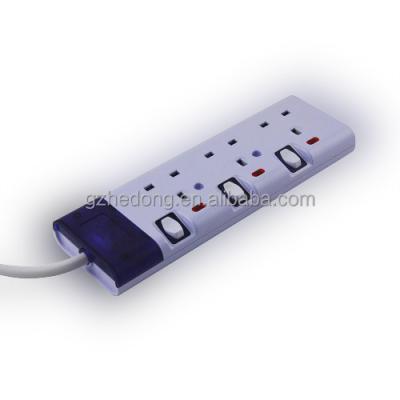 China Multifunctional New Trend 2023 Multi-switch Universal socket Travel 13A power strip surge protector extension socket for sale