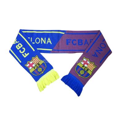 China Fashion Football Club Sports Custom Soccer\Winter Popular Multicolor High Quality Comfortable\Durable Knit Fans Scarf for sale