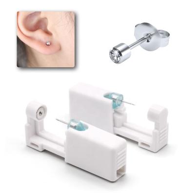 China Romantic Ear Piercing Gun with Studs Mini Crystal Personal Ear Piercing tool kit Painless Ear Piercer Disposable for sale