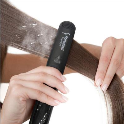 China Negative Constant Temperature Steam Water Vapor Infrared Household Ion Steam Iron Hair Straightener Professional Hair Straightener for sale