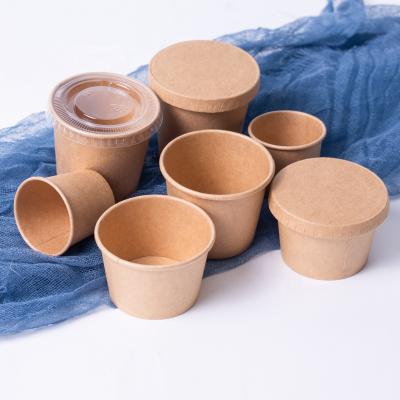 China Disposable 3Oz Packaging Paper Sauce Cup Biodegradable Compostable Disposable Takeaway Fast Food Packaging With Lids for sale