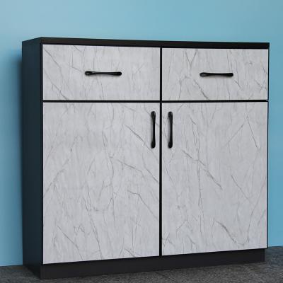 China Customized Modern Made Aluminum Storage Cabinet Marble Nordic Shoe Cabinet Furniture for sale