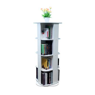 China (Others) 2021 New Design Adjustable Durable Color Customized Rotating Bookcase 360 ​​Rotating Shelf for sale