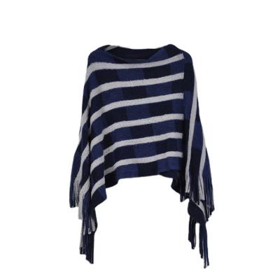 China Daily Life Low Price European Loose Cardigan Knitted Shawl for sale