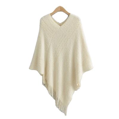 China Daily Life Luxury Winter Knitted Shawl For Women for sale