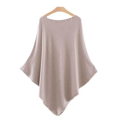 China Modern Daily Life Large Hand Fabric Triangle Knit Cardigan Shawl for sale