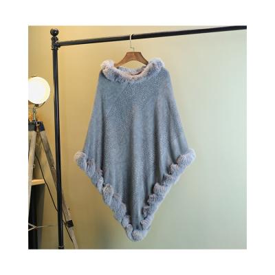 China Professional Daily Life Supply Winter Cute Knitted Shawl With Private Label For Women for sale