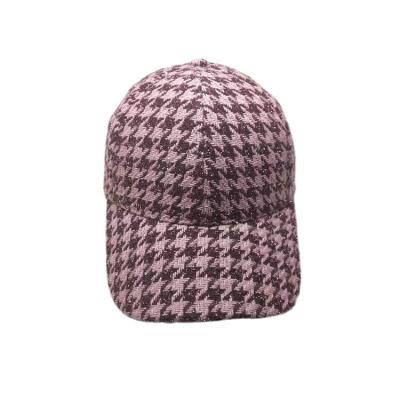 China 2020 New Fashion COMMON Custom Lattice Baseball Cap for sale