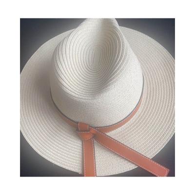 China Madame Black Beach Straw Hat For Male Good Quality Character for sale