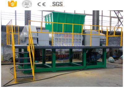 China Double shaft used waste car metal shredder machine manufacturer with CE for sale