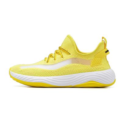 China Fashion trend cavity Mesh Stripe Sports Shoes 2020 summer new color color fluorescence sports shoes lovers shoes for sale