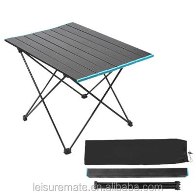 China Modern High Grade Aluminum Portable Beach Grill Fishing Camping Yard Picnic Raising Garden Park Folding Desktop Table for sale