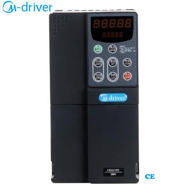 China 3 Phase 380v VFD Constant Pressure Frequency Converter 5.5kw Water Pump 221.6*113*167mm for sale