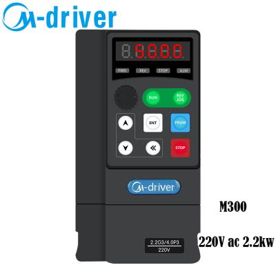 China M-Driver M300 Series Motor Speed ​​And Torque Control AC Drive 0.75kw 1.5kw 2.2kw Frequency Converter AC Motor Speed ​​Variator 1hp 2hp 3hp for sale