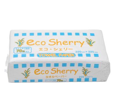 China Mix Wood Pulps Eco Sherry Factory Professional Toilet Paper Kitchen Paper Towel Comfortable Hand Paper Towel for sale