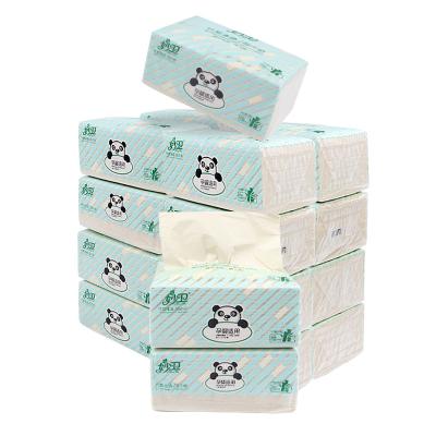 China Home Side Embossed 4 Layer Pulp Facial Tissue Bundle Bamboo Soft Tissue Facial for sale