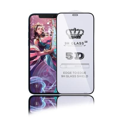 China Ultrathin 99% Full Transparency Anti-scratch Anti-fingerprint Glue 5d Tempered Glass Screen Protector for sale