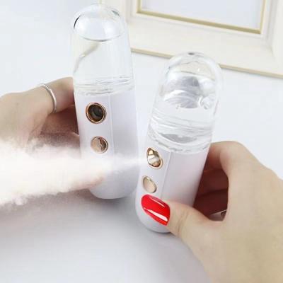 China Mini Pocket Handheld Facial Mist Sprayer Beauty Face Spa Moisturizer Moisturizing Ionic Mist Spray Face Steamer for sale