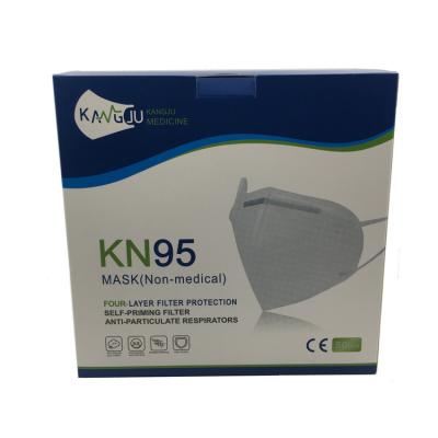 China Recyclable Custom KN95 / N95 Boxes Printing Disposable Surgical Face Mask Paper Packaging Box for sale