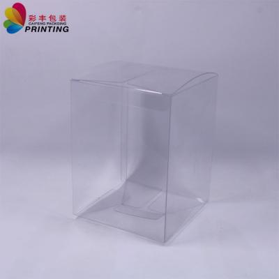 China Customized Transparent Wedding Favor Box Clear PVC PICK Transparent Plastic Folding Gift Box for sale