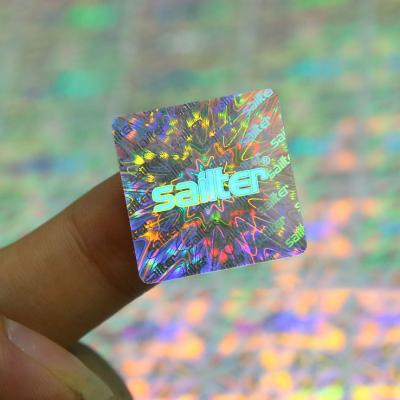 China Customized Customized Hologram Security 3D Hologram Label Stickers Tamper Self-adhesive Stickers Customized Void Stickers for sale