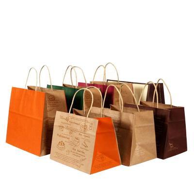 China Brown Bag In Environmentally Friendly Kraft Paper Environment, Used For Clothing Gift Packaging Shopping Custom LOGO for sale