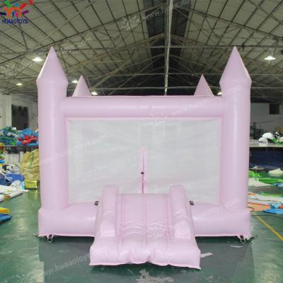 China PVC Commercia PVC Outdoor Inflatable White Bounce House PVC Castle/Moon Bounce Inflatable Bouncy House/Bridal Wedding Bounce for sale