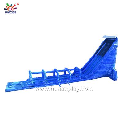 China Commercial PVC Giant Inflatable Water Slide For Adult With Pool for sale