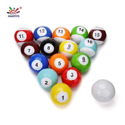 China Sports Toy Crazy Inflatable Sports Sea Pike Ball Table Snookball Billiard Football Newly for sale