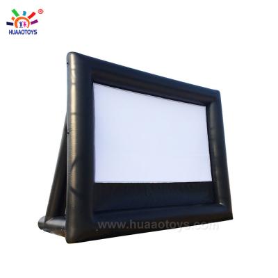 China PVC Blow Up Movie Inflatable Projection Screen Outdoor Projector Screen for sale