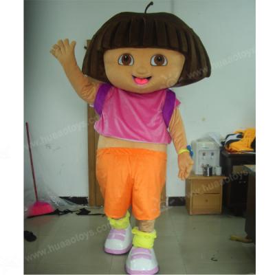 China Funny Dora Mascot Costume Cartoon Character For Adults 1.6m-2m for sale