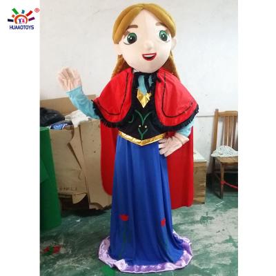 China cosplay cartoon mascot costume elsa and anna hot sale frozen costumes for adults 1.6m-1.8m for sale