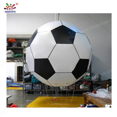 China Chirstmas Decor PVC Giant Inflatable Sky Balloon Volleyball Helium Gas Sports Ball Floating Ball For Events for sale