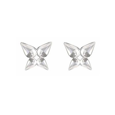 China Woman Manufacturers Direct Selling Luxury Style 925 Butterfly Cool Wind Superior Design Ins Silver Women's Earrings for sale