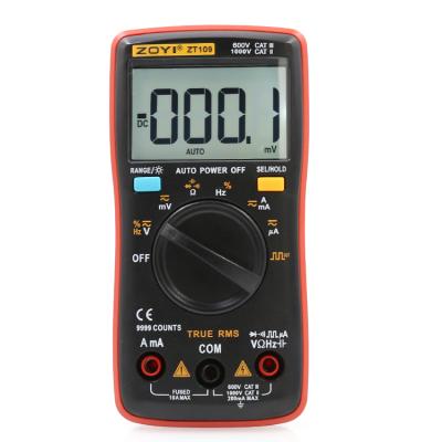 China Rectangular Wave Output Tester Autoranging ZOYI ZT-109 Digital Small Handheld Multimeter ZT-109 for sale