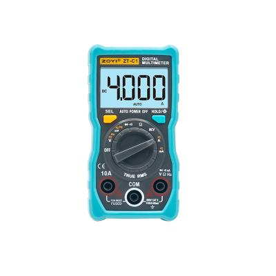 China ZOTEK 4000 Counts Best Selling Automotive Digital Multimeter Pocket Mini Storage 120*60*30mm Digital Multimeter for sale