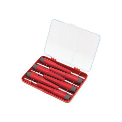 China TOPLIA DIY Tools SD061004 Precision Screwdriver Set Repair 6 Pieces Hexagon Slotted Phillips Screwdriver for sale