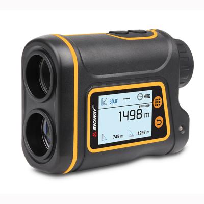 China 1500m Portable Handheld Laser Range Finder Telescope Distance Meter Range Finder With Touch Screen for sale