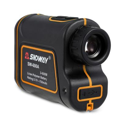 China Hot Sale Golf Play+Hunting+Engineering Golf Range Finder SNDWAY Golf Laser Range Finder 600M Laser Measurement for sale