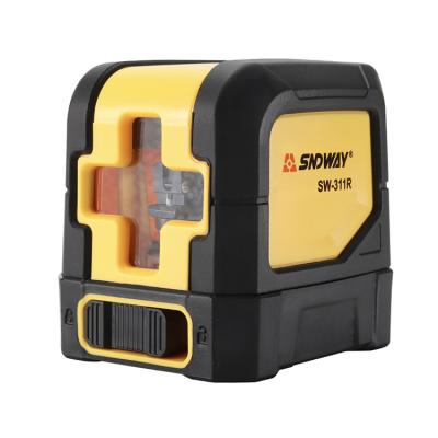 China Indoor SNDWAY Switch - 311R Mini Portable Red Cross Line Laser Level for sale