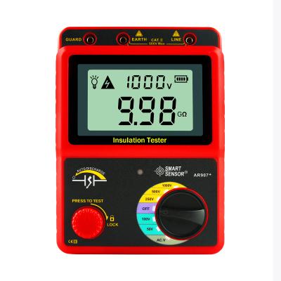 China AR907 Digital Electronics Industry SMART Insulation Resistance Tester Megohmmeter With 600V Voltage Tester for sale