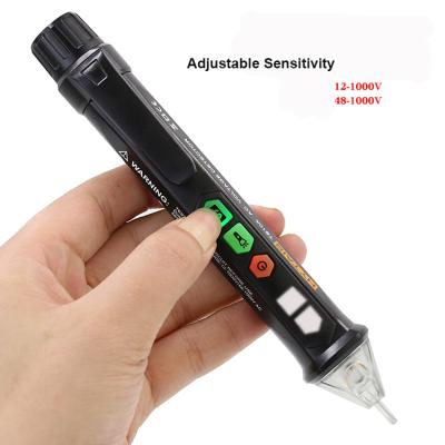 China Adjustable Sensitivity Live Wire Non Live Wire Testers HYTAIS AC 1000V Single Touch Voltage Tester for sale