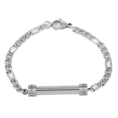 China Fashion Keepsake Bracelets Jewelry Stainless Steel Cremation Urn Bracelet For Human/Pet Ashes for sale